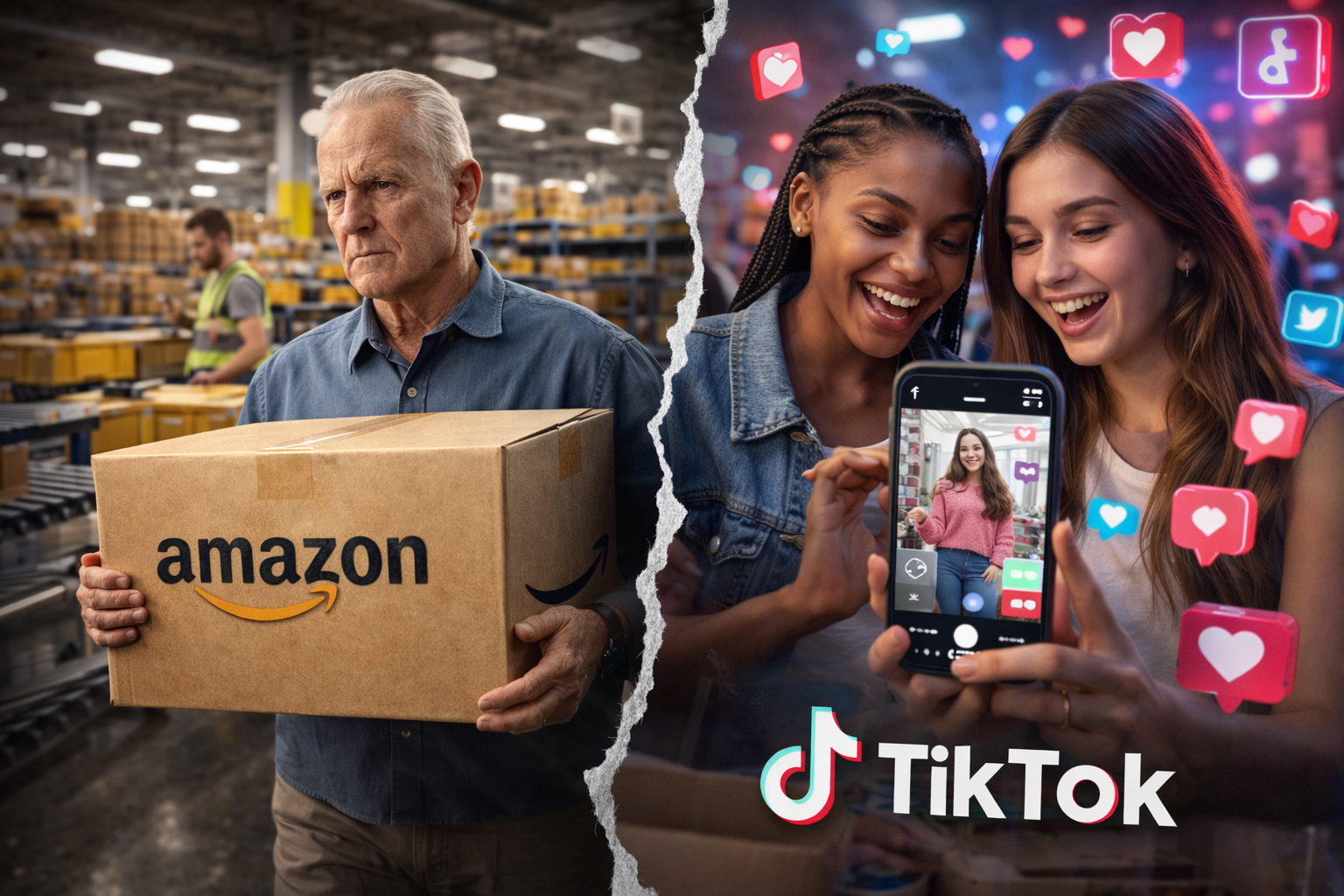 Amazon frente al comercio social: la brecha generacional que puede pesar en su valoración futura